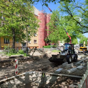 Bald ein Ende der Bauarbeiten in der Schönstraße?