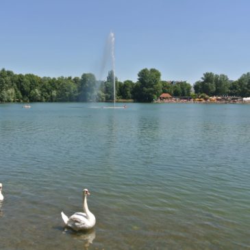 Fontäne im Weißen See muss repariert werden – Inbetriebnahme Anfang Juni