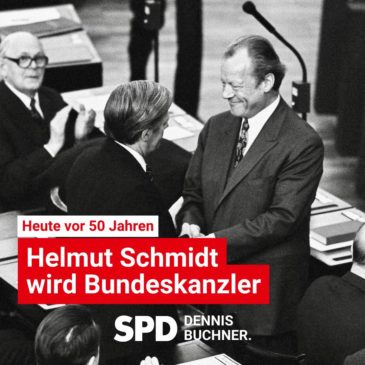 Helmut Schmidt vom Bundestag zum Bundeskanzler gewählt – 16. Mai 1974