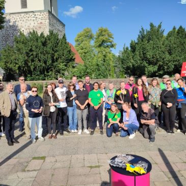Ein starkes Zeichen für die Demokratie – Gemeinsame Info-Aktion in Blankenburg