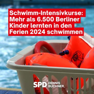 Schwimm-Intensivkurse: Mehr als 6.500 Berliner Kinder lernten in den Ferien 2024 schwimmen