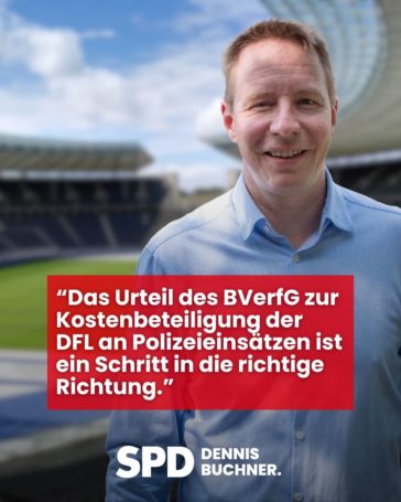 Kostenbeteiligung der DFL an Polizeieinsätzen bei Hochrisikospielen