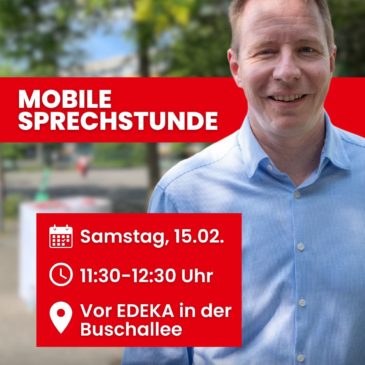 Mobile Sprechstunde in Weißensee in der Buschallee