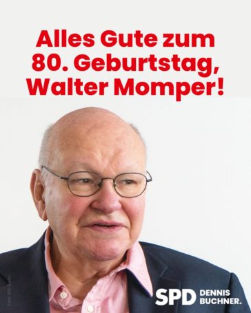 Zum 80. Geburtstag von Walter Momper