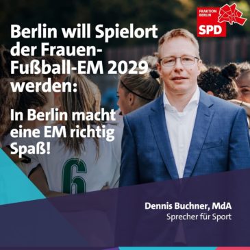 Berlin will Spielort der Frauen-Fußball-EM 2029 werden