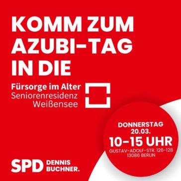 AZUBI-Tag am 20. März 2025 in der Seniorenresidenz Weißensee: Eine wertvolle Gelegenheit für junge Talente