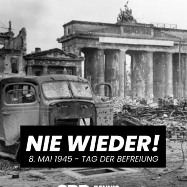 „Frieden ist keine Selbstverständlichkeit“ – Zum 80. Jahrestag des Kriegsendes am 8. Mai 1945
