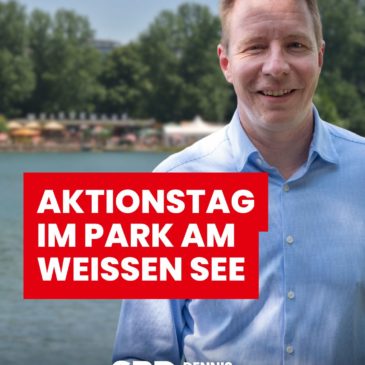 Aktionstag im Park am Weißen See stieß auf großes Interesse – Klimaanpassung und Uferschutz im Mittelpunkt