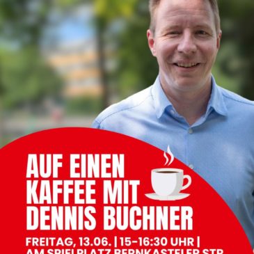Auf einen Kaffee mit Dennis Buchner am 13.06. in Weißensee