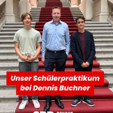 Unser Schülerpraktikum bei Dennis Buchner