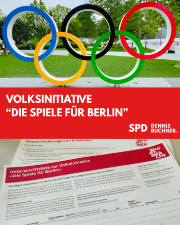 Unterschreiben Sie für die Volksinitiative „Die Spiele für Berlin“