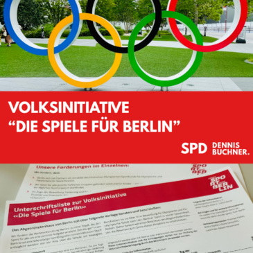 Jetzt unterschreiben! Volksinitiative „Die Spiele für Berlin“