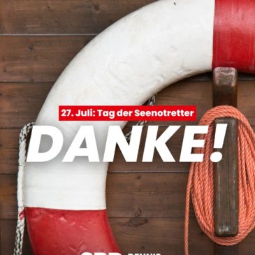 Tag der Seenotretter – Ehrenamtlicher Einsatz für Menschen in Not