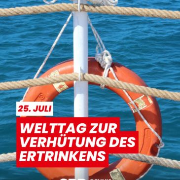 Weckruf zum Welttag zur Verhütung des Ertrinkens