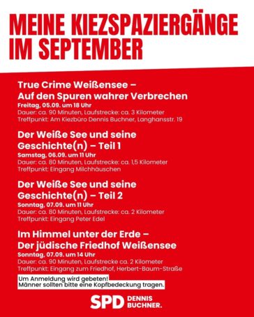 Meine Kiezspaziergänge im September