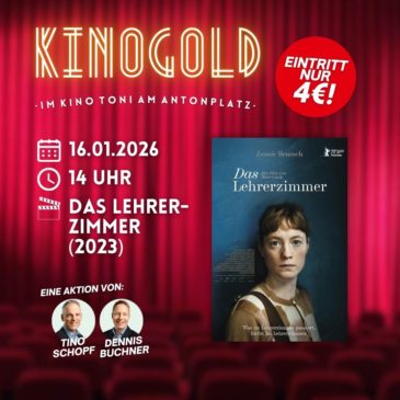 Erster Film der KinoGold-Reihe im neuen Jahr im Kino Toni: Das Lehrerzimmer