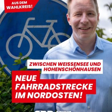 Neue Fahrradstrecke zwischen Weißensee und Hohenschönhausen – Bauarbeiten starten im September