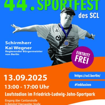Inklusives Sportfest im Friedrich-Ludwig-Jahn-Sportpark – Ein Tag voller Bewegung, Freude und Gemeinschaft