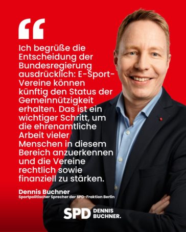 E-Sport kann gemeinnützig werden