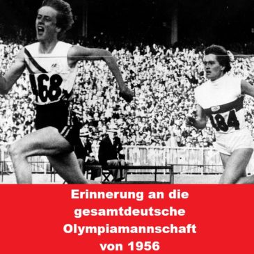 Erinnerung an die gesamtdeutsche Olympiamannschaft von 1956