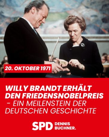 1971: Willy Brandt erhält den Friedensnobelpreis – Ein Meilenstein der deutschen Nachkriegsgeschichte