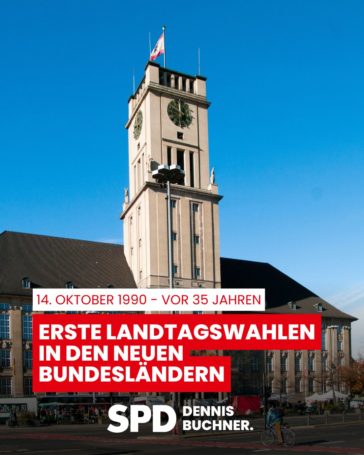 35 Jahre erste Landtagswahlen in den neuen Bundesländern – Ein Tag der demokratischen Erneuerung