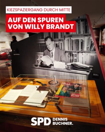 Auf den Spuren von Willy Brandt – Kiezspaziergang durch Mitte