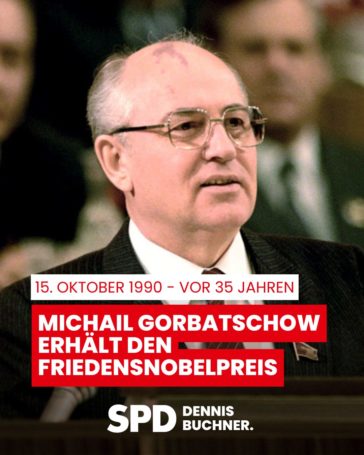 Michail Gorbatschow – Friedensnobelpreisträger und Ehrenbürger Berlins