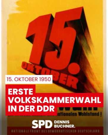 Demokratie? – Die erste Volkskammerwahl in der DDR 1950 – ein verspäteter Start für ein neues Parlament