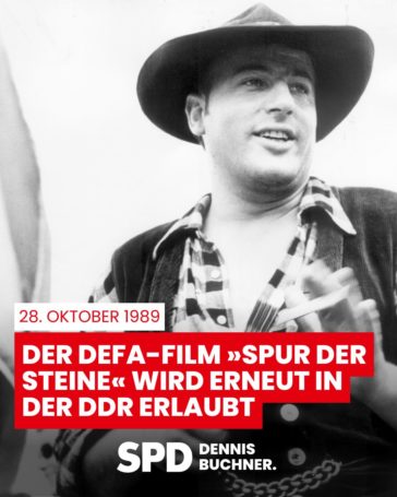 1989: Verbotener DEFA-Film „Spur der Steine“ wird wieder gezeigt