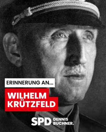 Erinnerung an Wilhelm Krützfeld – Held des Widerstands gegen die NS-Herrschaft
