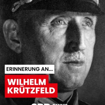 Erinnerung an Wilhelm Krützfeld – Held des Widerstands gegen die NS-Herrschaft