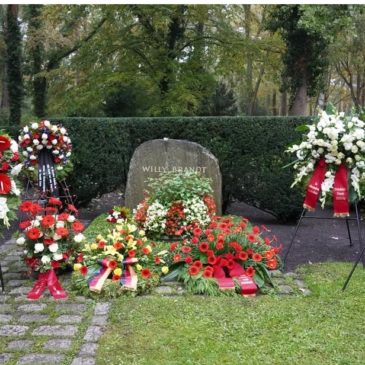 Kranzniederlegung zum 33. Todestag von Willy Brandt
