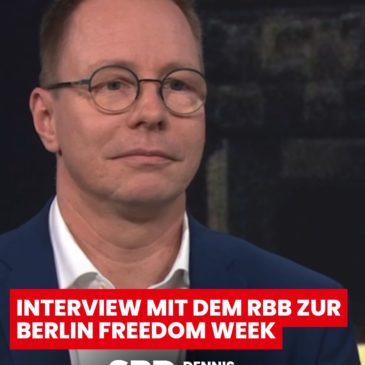 Interview mit dem RBB zur Berlin Freedom Week