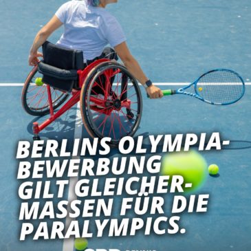 Berlins Olympiabewerbung gilt gleichermaßen für die Paralympics