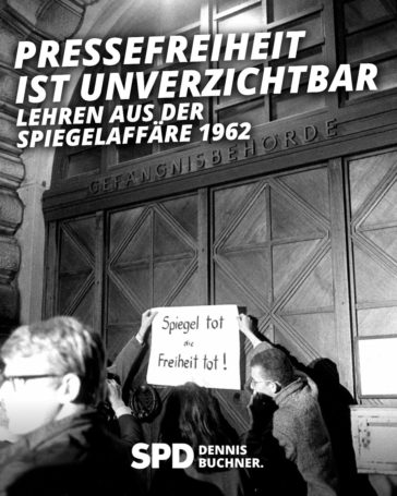 Pressefreiheit ist unverzichtbar – Lehren aus der Spiegel-Affäre von 1962