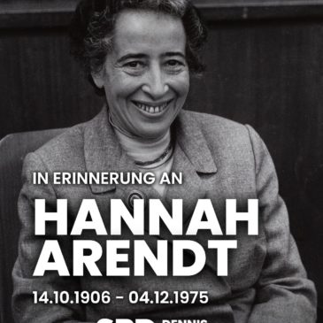 Zum 50. Todestag von Hannah Arendt – Warum ihr Denken uns heute noch bewegt