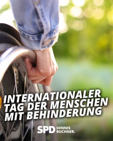Internationaler Tag der Menschen mit Behinderungen