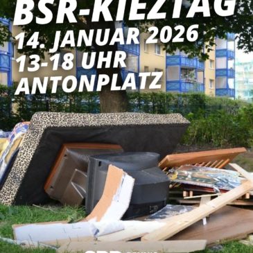 BSR-Kieztag am Antonplatz am 14.01.