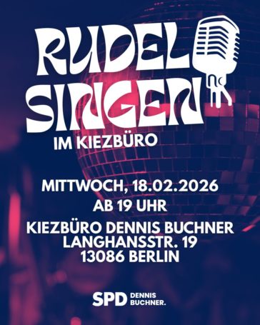 Highlight des Februars: Rudelsingen im Bürgerbüro