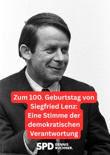 Zum 100. Geburtstag von Siegfried Lenz: Eine Stimme der demokratischen Verantwortung