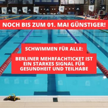 Schwimmen für alle: Berliner Mehrfachticket ist ein starkes Signal für Gesundheit und Teilhabe