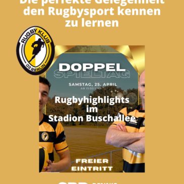 Ein Samstag für den Rugbysport in Berlin mit dem Rugby Klub 03
