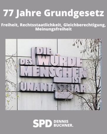 77 Jahre – Tag des Grundgesetzes