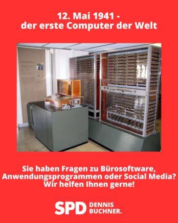 1941: Der erste Computer der Welt – Angebot an Seniorinnen und Senioren