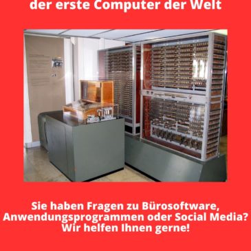 1941: Der erste Computer der Welt – Angebot an Seniorinnen und Senioren