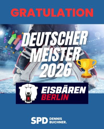 Gratulation – Eisbären Berlin zum 12. Mal Deutscher Meister