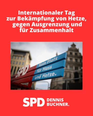 18. Juni – Internationaler Tag für die Bekämpfung von Hetze