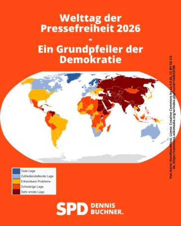 Welttag der Pressefreiheit 2026 – Ein Grundpfeiler der Demokratie