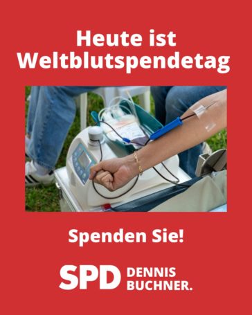 14. Juni 2026 – Weltblutspendetag